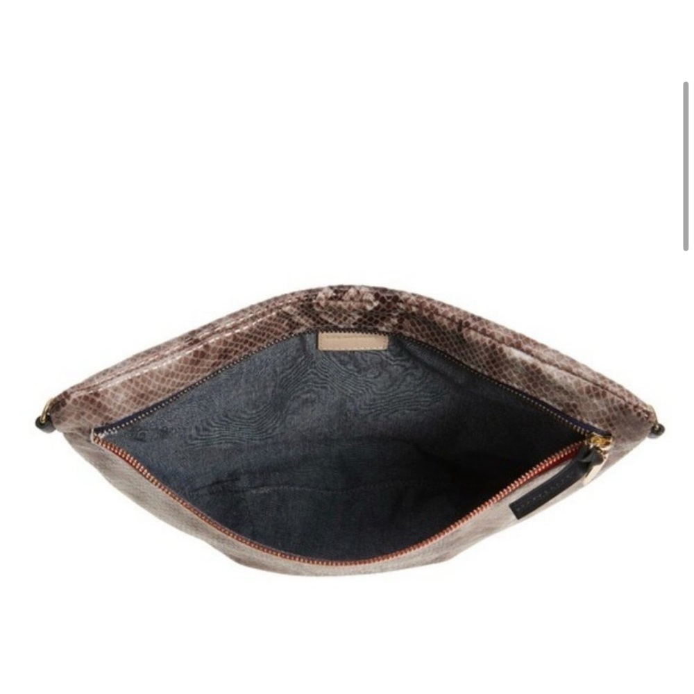 Clare V Grande Fanny leather crossbody belt snakeskin bag NWOT - Picture 3 of 11